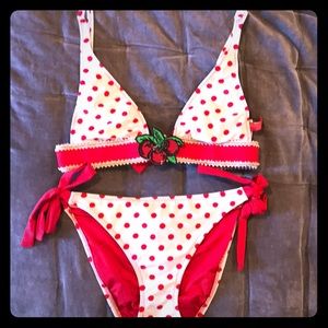 Betsey Johnson Polka Dot Bikini
